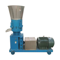 Machine à granulés à plat multifonctionnelle pour la fabrication de balles de riz et d'aliments pour volailles, avec boucles durables.