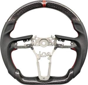 Para <span class=keywords><strong>Mazda</strong></span> CX4 <span class=keywords><strong>CX5</strong></span> CX8 CX30 AXELA CX50 nuevo volante de diseño deportivo de cuero Interior automotriz de fibra de carbono de lujo para coches - Product Image 2