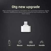 Adaptador OTG de Fábrica, Micro USB C Macho a USB Hembra, Conector Micro USB C Tipo C para Teléfono Inteligente, Teclado, Controlador de Juegos, ABS, Cobre