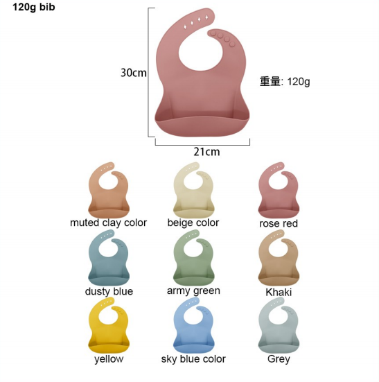 silicone bib