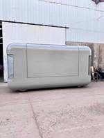 Remorque à café et en-cas rapide en fibre de verre Wecare |   Camion de restauration mobile pour pizzas et pâtisseries avec cuisine entièrement équipée
