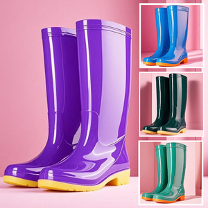 <span class=keywords><strong>Botas</strong></span> <span class=keywords><strong>de</strong></span> Lluvia <span class=keywords><strong>de</strong></span> PVC <span class=keywords><strong>para</strong></span> <span class=keywords><strong>Mujer</strong></span>, a Media Pantorrilla, Económicas, <span class=keywords><strong>de</strong></span> Moda, Resistentes al <span class=keywords><strong>Agua</strong></span>, <span class=keywords><strong>para</strong></span> Uso Agrícola - Product Image 3