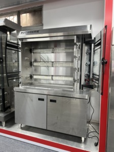 Forno <span class=keywords><strong>Girarrosto</strong></span> Automatico Verticale a Gas a 4 Livelli per Polli, Attrezzatura Commerciale per Ristoranti, Macchina per Arrostire Polli - Product Image 3