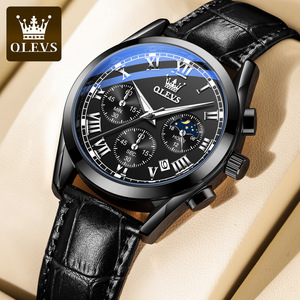 Reloj <span class=keywords><strong>de</strong></span> Cuarzo OLEVS 2871 para Hombre, Relojes <span class=keywords><strong>de</strong></span> Lujo <span class=keywords><strong>de</strong></span> Primera Marca, Fase Lunar, Resistente al Agua, Reloj <span class=keywords><strong>de</strong></span> Pulsera Cronógrafo <span class=keywords><strong>de</strong></span> Moda Masculina - Product Image 5