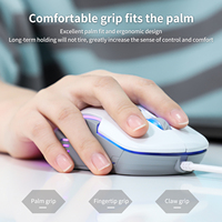 Onikuma Cw902 souris noire câble de souris de jeu réglable filaire USB 1200 Dpi souris de jeu filaire avec câble
