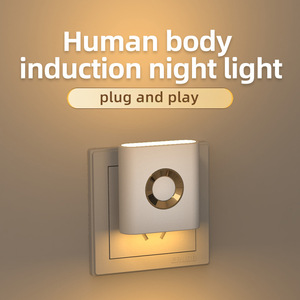 Luz Nocturna LED con Sensor de Control de Luz Cálida <span class=keywords><strong>para</strong></span> Dormitorio, Mesita de Noche, Ilumina el <span class=keywords><strong>Camino</strong></span> <span class=keywords><strong>para</strong></span> un Sueño Seguro - Product Image 4