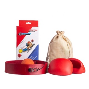 Balle de réflexe de boxe à 8 clips, brevetée 2026, à fixer sur la tête, pour l'entraînement de vitesse – Balle de boxe de fitness réglable pour enfants - Product Image 1