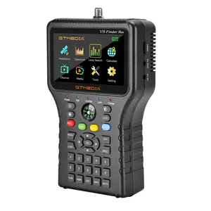 2023 GTMedia V8 Finder buscador de satélite medidor Max DVB-S2X H.264/H.265 buscador de señal Digital Monitor cctv