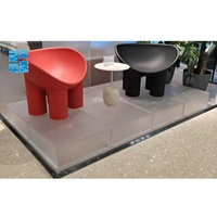 Présentoir sur pied carré en acrylique transparent givré, personnalisé OEM, écologique et autoportant
