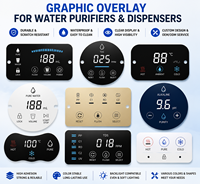 Film adhésif personnalisé pour superposition graphique, panneau de membrane, écran LED, panneau de membrane numérique, autocollant pour panneau PET