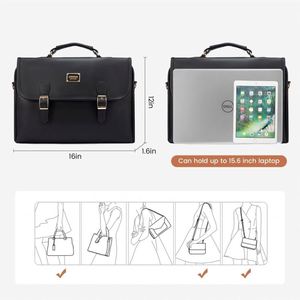 Bolso Bandolera Negro para Portátil, con Gran Espacio y Capas de Almacenamiento, Personalizable con Logotipo, Nueva Moda 2023, Venta Especial, Fábrica con Certificación BSCI - Product Image 6