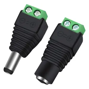 Low Voltage 2pin Male Female Led Strip Dc Jack Power Fast Cable Connectors Accessories