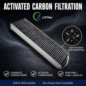 Filtro de carbón activado para campana extractora doméstica, reemplazo de carbón para grasa y olores, <span class=keywords><strong>Bora</strong></span> <span class=keywords><strong>Pure</strong></span> PUAKF Basic BAKFS Cooker Extractor Easy - Product Image 4