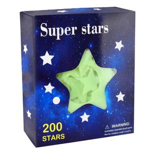 Pegatinas Decorativas Personalizadas para Habitación de Bebé, Pegatinas de Estrellas que Brillan en la Oscuridad - Product Image 1