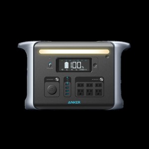 An ker 757 Portable Power Station with LiFePO4 Battery <b>Solar</b> <b>Panel</b> AC Adaptor - Product Image 5