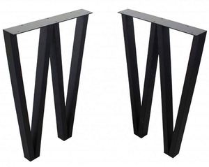 Modern Metal Bench Coffee <b>Table</b> <b>Legs</b> Iron Powder Coated Home Office School Dining Kitchen Hotel Bedroom Outdoor Living Room - Product Image 6