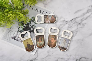 Porte-clés personnalisé <span class=keywords><strong>Frida</strong></span> Van Gogh, porte-clés en métal, ouvre-bouteille, porte-clés peinture, porte-clés avec logo - Product Image 3