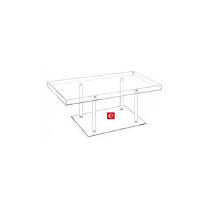 MayoresTransparent <span class=keywords><strong>Square</strong></span> Acrylic Postre <span class=keywords><strong>Cake</strong></span> <span class=keywords><strong>Stand</strong></span> PC Plastic Self-Service Cupcake Tray para Fruit Display INS - Product Image 6