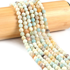 Perles d'amazonite en vrac, 6mm, 8mm et 10mm, pierres naturelles, vente en gros, livraison gratuite - Product Image 3