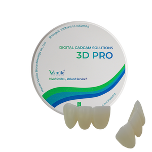 Bloc de zircone 3D Pro <span class=keywords><strong>Vsmile</strong></span> High Translucent Plus Color Preshade certifié CE 700-1200MPa pour poudre dentaire CAD/CAM Coping Long - Product Image 5