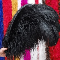 Plumes d'autruche en gros, grandes (65-70 cm), multicolores, pour coiffes de carnaval, sacs à dos, décorations de mariages et événements