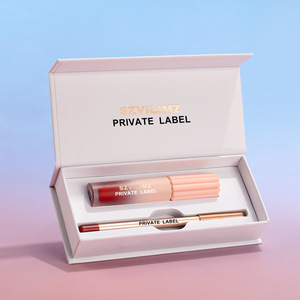 Cosmétiques de marque privée <span class=keywords><strong>Crayon</strong></span> à lèvres rose <span class=keywords><strong>Crayon</strong></span> à lèvres Maquillage Vegan Sans cruauté Imperméable Longue durée Mat <span class=keywords><strong>Crayon</strong></span> à lèvres crémeux - Product Image 2