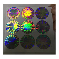 Label Keamanan Holografik 3D Cetak Kustom Desain Gratis Stiker Hologram Laser Cetak Kustom