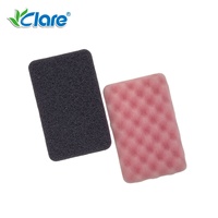 Nouveauté - Best-seller - Éponge abrasive de qualité supérieure, résistante, à 3 couches, pour le nettoyage de la vaisselle à la maison