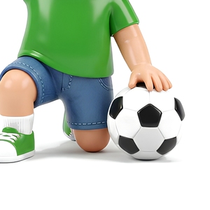 Bambola Personalizzata in PVC di Calciatore, Giocattolo Sportivo Colorato, Modellino da Collezione per Bambini - Product Image 4