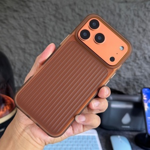 Coque de <span class=keywords><strong>t</strong></span>éléphone portable antichoc ultra-fine en PC rigide avec rayures mates de haute qualité pour iPhone 17 12 13 14 15 16 <span class=keywords><strong>Pro</strong></span> Max 17 Air - Product Image 4