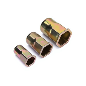 Écrous à riveter à tête fraisée FF M4 M10 zingués pour équipements de communication - Product Image 2