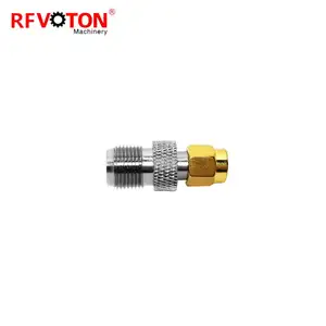 Aplicación RF y Adaptador tipo rp sma macho a conector Coaxial recto F hembra