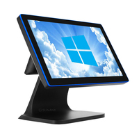 Système de point de vente Windows avec écran tactile 10 points de 17,3 pouces et écran client VFD à 2 lignes