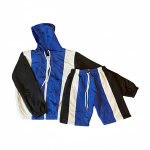 Conjuntos personalizados de dos piezas para hombre, chándal holgado de gran tamaño con hombros caídos, Sudadera con capucha y pantalones de chándal, precio de diseño impreso - Product Image 1