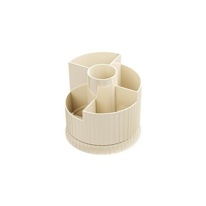 Cosmetic Storage Box Plastic Desktop Organizer With Handle For Bathroom Makeup Skincare Products - Product Image 3