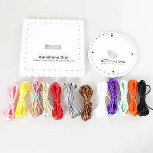 XuQian de alta calidad redondo cuadrado <span class=keywords><strong>Kumihimo</strong></span> <span class=keywords><strong>disco</strong></span> trenzado discos conjunto - Product Image 5