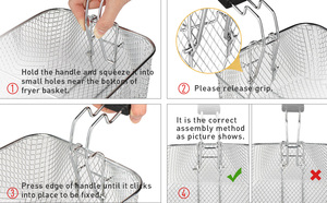 Kỹ Thuật Số Thông Minh Điện Nồi Chiên Sâu Nhỏ Thiết Bị Nhà Bếp Thương Mại Lò Cho Hộ Gia Đình Sử Dụng Đức Bạc Gà Chiên Nồi - Product Image 6