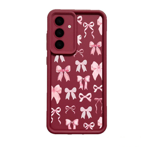 Funda Protectora para Teléfono Móvil <span class=keywords><strong>Samsung</strong></span> S20FE <span class=keywords><strong>S21FE</strong></span> S23FE, Diseño de Lente de Escalera con Estampado de Moño Rosa, TPU Resistente a Impactos, <span class=keywords><strong>Precio</strong></span> al por Mayor - Product Image 5