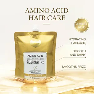 Özel etiket özelleştirilmiş besleyici doğal organik Amino asit saç tedavisi saç kollajen kremi saç