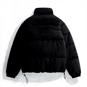 Nuova Giacca Invernale da Uomo Imbottita in Poliestere, Stile Coreano, Calda e Spessa, Tinta Unita, per Streetwear - Product Image 4