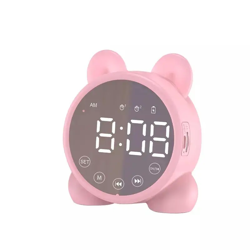 Уникальные товары для продажи, 1200 мАч hifi 8d mp3 динамик, будильник, tf карта, зеркальный динамик, студийная буферная колонка, басовый передатчик, fm