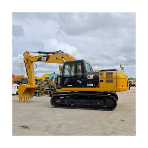 Excavadora Hidráulica Usada Original Importada Caterpillar 323 323D de 23 Toneladas para Construcción - Product Image 4