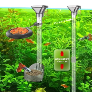 Nuovo Design Tubo di Alimentazione per Gamberetti in Acrilico Trasparente con Piatto, Mangiatoia per <span class=keywords><strong>Acquario</strong></span> in Vetro per Gamberetti Cristallo e <span class=keywords><strong>Pesci</strong></span> <span class=keywords><strong>Tropicali</strong></span> - Product Image 5