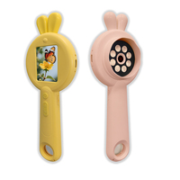 Mikroskop Digital Anak-anak Genggam Portabel Mini Saku Hd Lampu Led 500X Zoom Mainan Edukasi Sains Pengajaran Rumah Sekolah