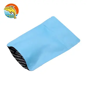 California Wholesale Imprimé Petit Anti-Odeur Ziplock 1/3.5 Grammes En Plastique Emballage De Bonbons Mylar Sac Avec Fenêtre