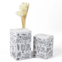 Luxus Flat Pack Papier Geschenk boxen Großhandel Verpackungs lösung für Kerzen und Diffusoren