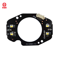 Module d'Éclairage LED PCBA SMT Bicolore Blanc+Infrarouge CGX CGX-553804S20M01 pour Caméras de Sécurité et Accessoires CCTV Professionnels