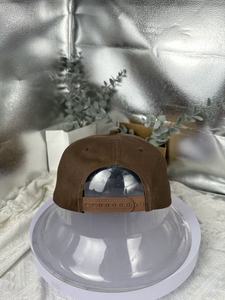 Custom Structured <b>Snapback</b> Adjustable Waterproof Waxed Cotton Rope Baseball Hat Canvas/Cotton Fabric INJAE VINA - Product Image 3