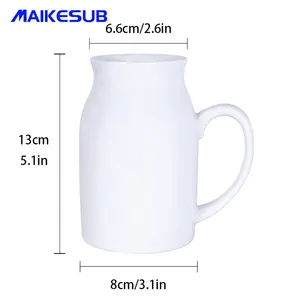 Thiết kế hiện đại sữa gốm ly với Handgrip cho sử dụng hàng ngày 420ml thăng hoa cốc