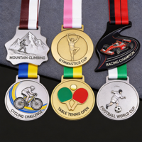 Médailles de compétition sportives en métal personnalisées en gros, médailles de récompense pour événements sportifs personnalisées avec logo